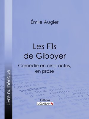 cover image of Les Fils de Giboyer